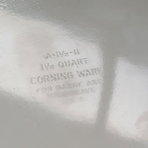 Rare Corningware Blue Cornflower Released in Japan ~1.5q Sauce Dish + Ephemera - Picture 10 of 16